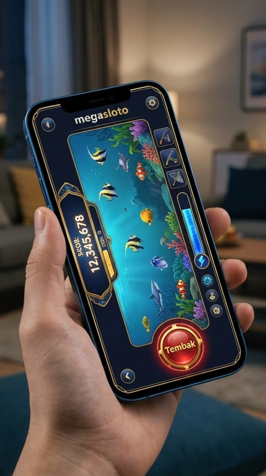 Layar utama megasloto — antarmuka bersih setelah instalasi